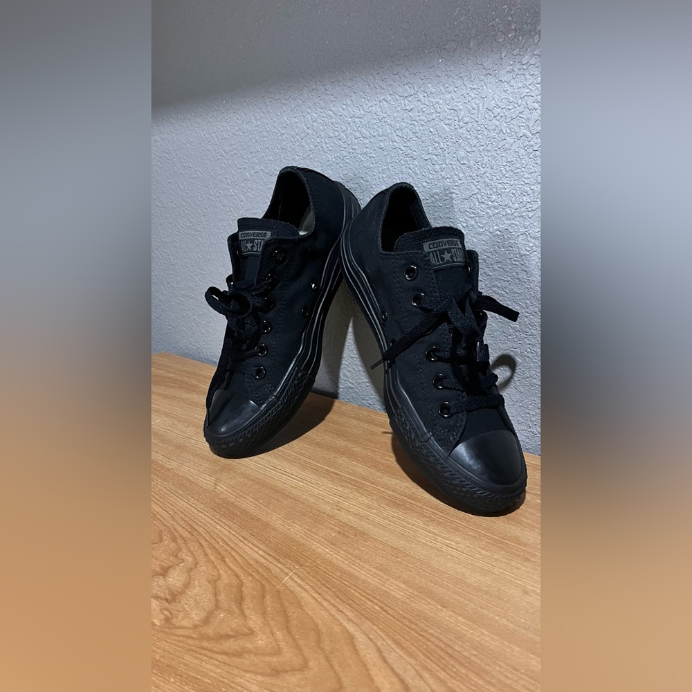 Women’s Converse Chuck Taylor All Star Lo Sneaker - Black Monochrome